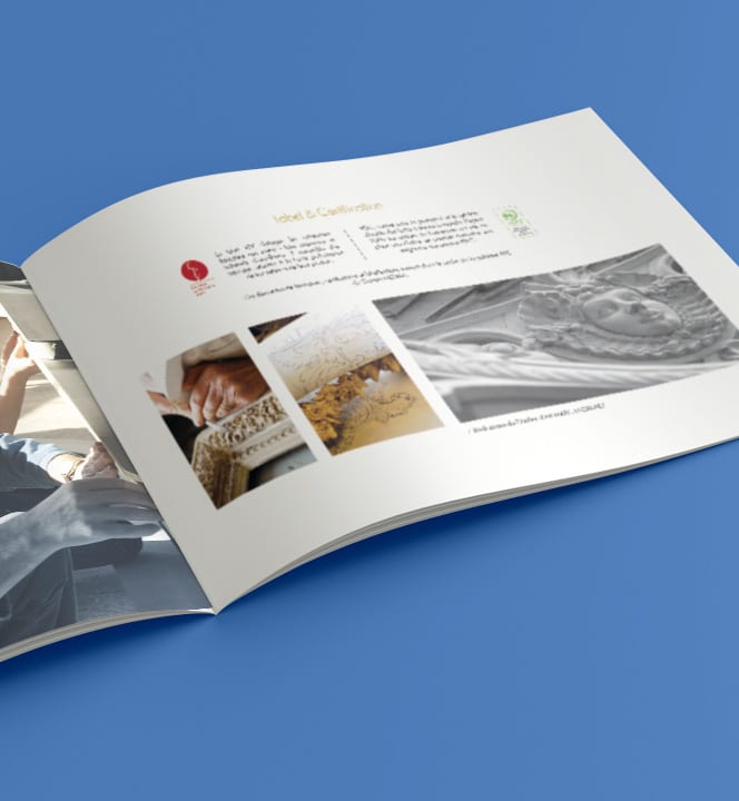 graphiste communication brochure media6 catalogue nantes